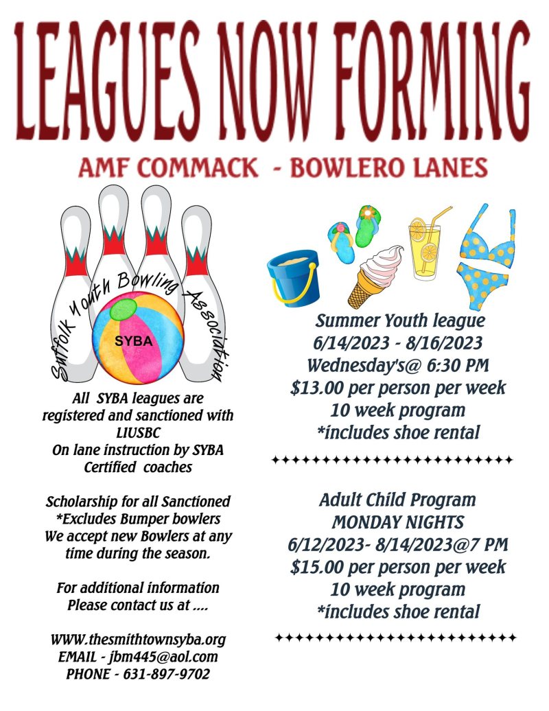 Leagues now forming flyer